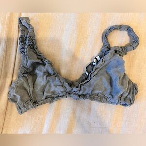 Gray Zara Bralette